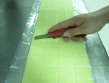 Silicone Rubber Material Cutting