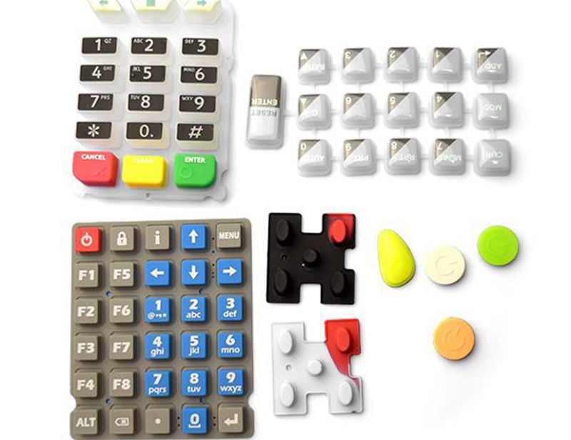 silicone keypad button
