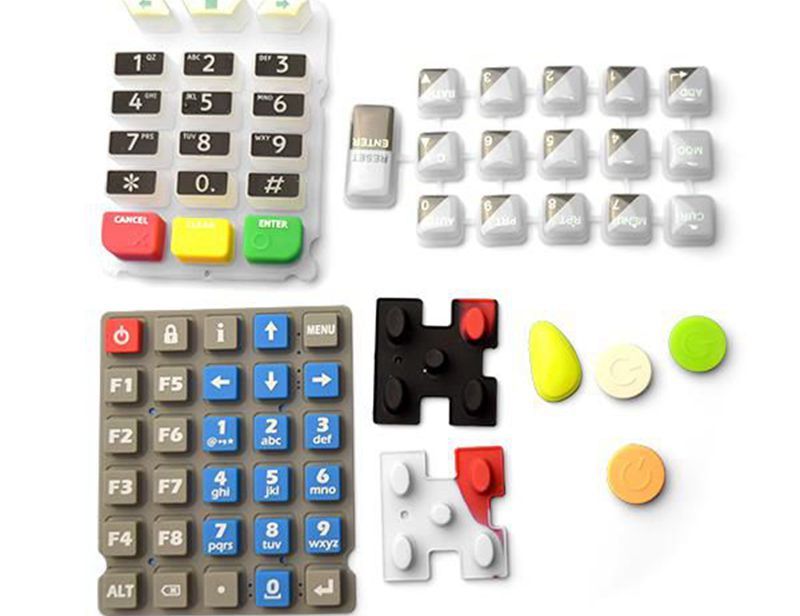 silicone keypad button